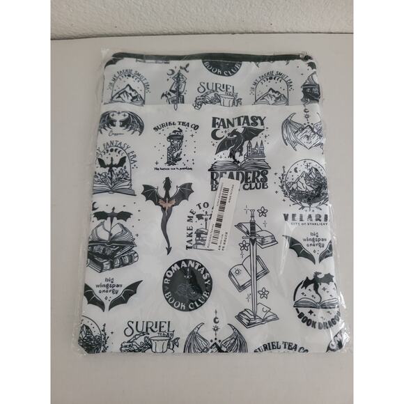 Book Sleeve Book Lover Gifts Book Protector with Zipper, Book Fantasy cover - Picture 3 of 5